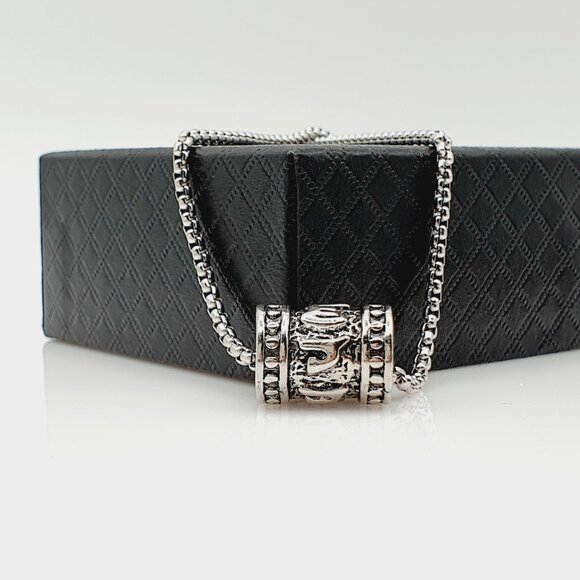 ❤️Six-character mantra rotatable beads necklace, N90201P111 - Picture 7 of 9